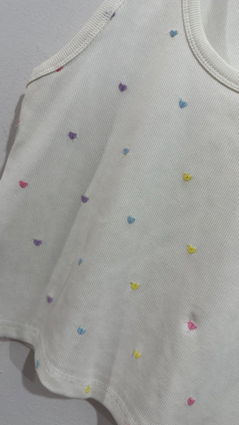 Camiseta Mini Cuore Bordado