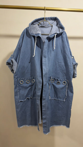 Chaqueta Denim Anillas