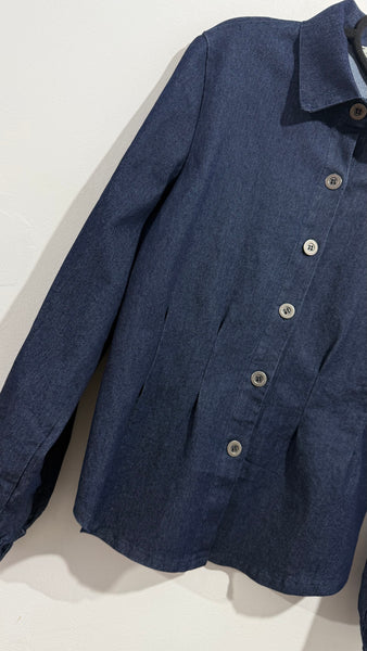 Camisa Denim Frunce