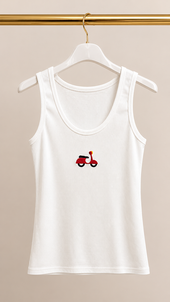 Camiseta Moto Bordada