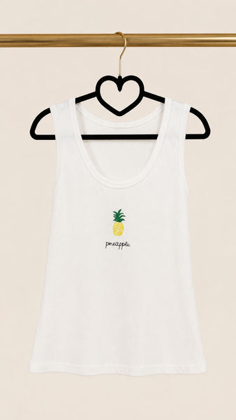 Camiseta Piña Bordada
