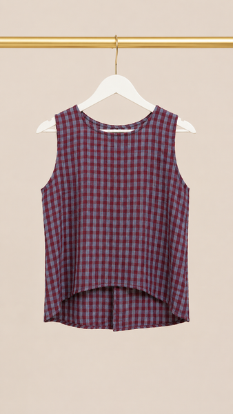 Camisa Cuadros Abertura