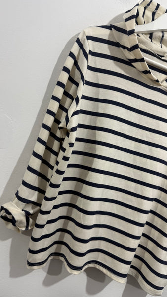 Camiseta Rayas Capucha