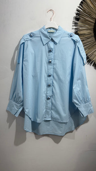 Camisa Button Pearl