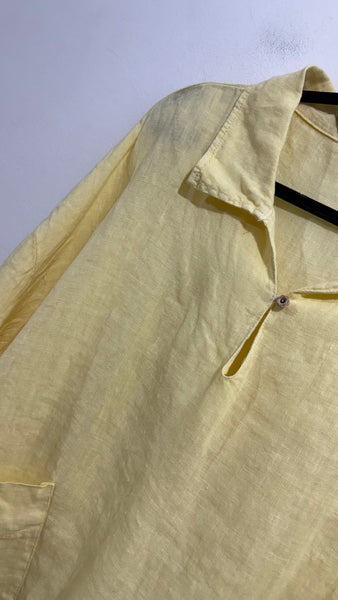 Blusa Lino Amarilla