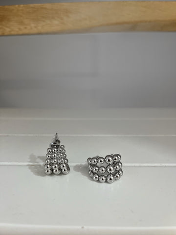 Pendientes Silver Aro/Bolas