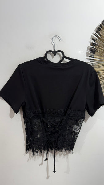 Camiseta Corset & Blonda