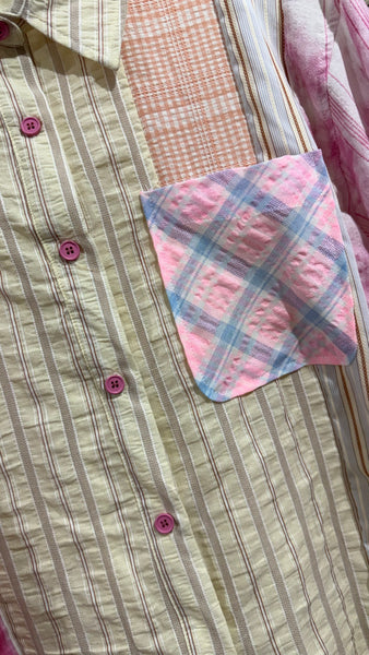 Camisa Patchwork Pink