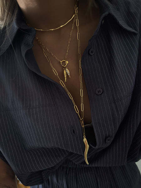 Collar Cornicello Gold