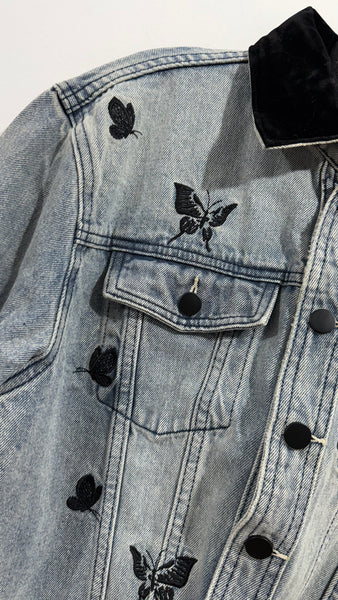Cazadora Denim Butterfly