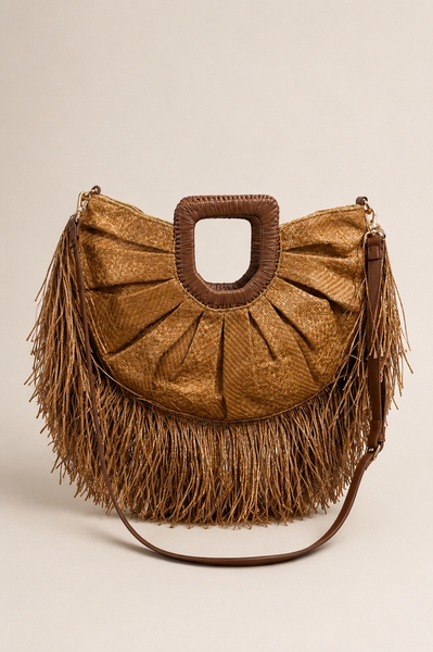 Bolso Abanico Flecos