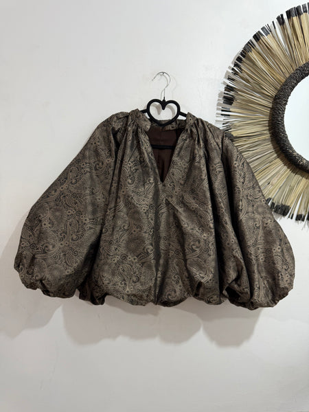 Blusa Cachemir Abullonada