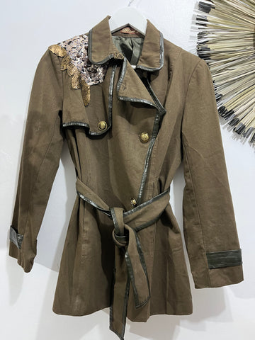 Parka Olive Flor