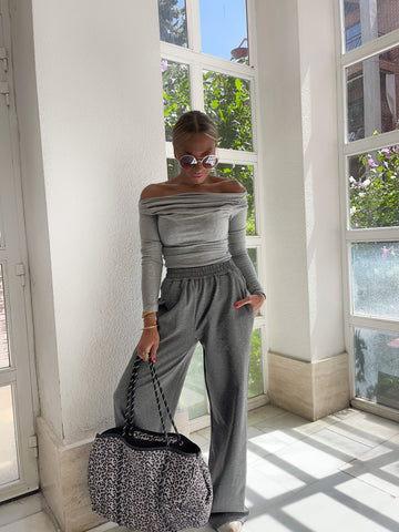 Pantalón Grey Strass