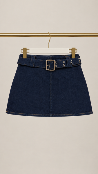 Falda Denim Dark