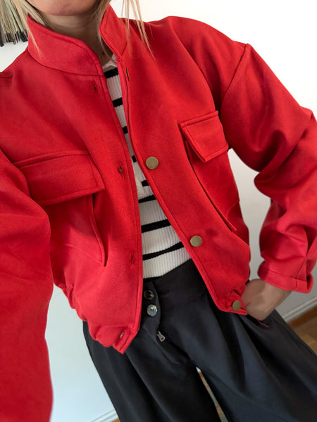 Bomber Rouge Antelina