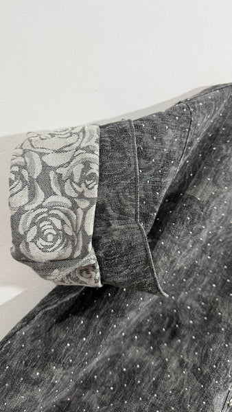Sobrecamisa Grey Roses