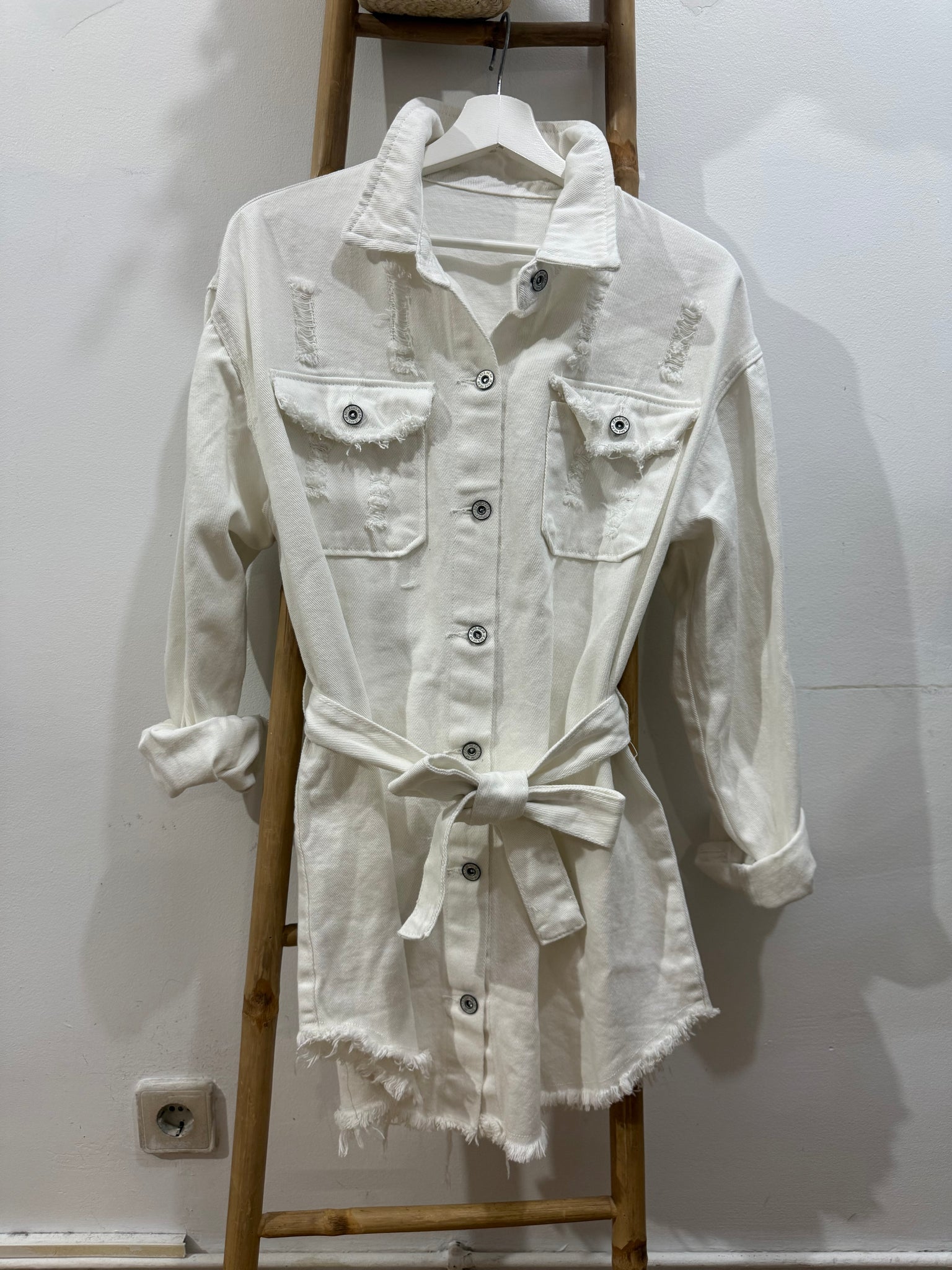 Chaqueta DENIM White