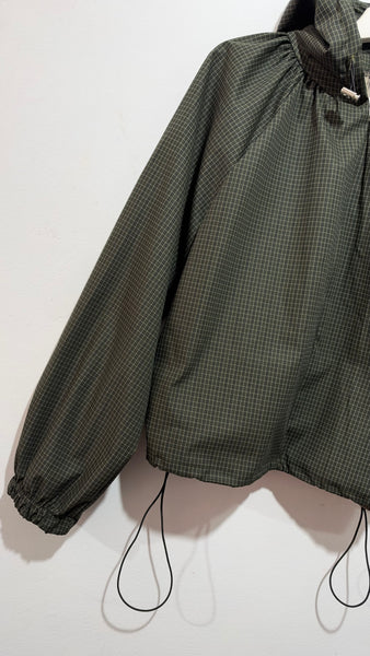 Chaqueta Cuadros Kaki