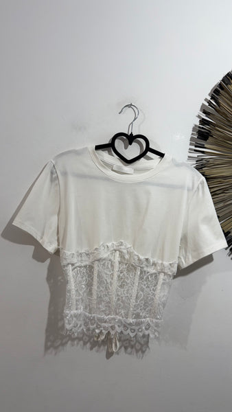 Camiseta Corset & Blonda