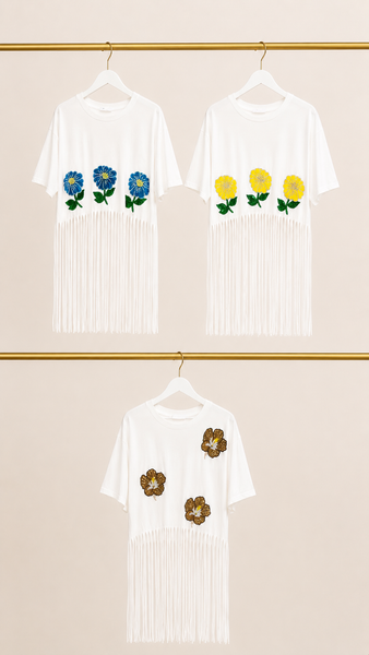 Camiseta Flecos Baby