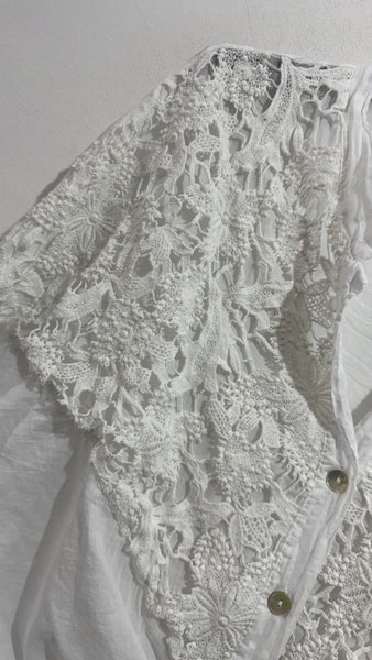 Blusa nudo blanco