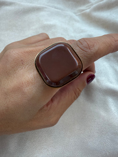 Anillo Cuadrado Gold